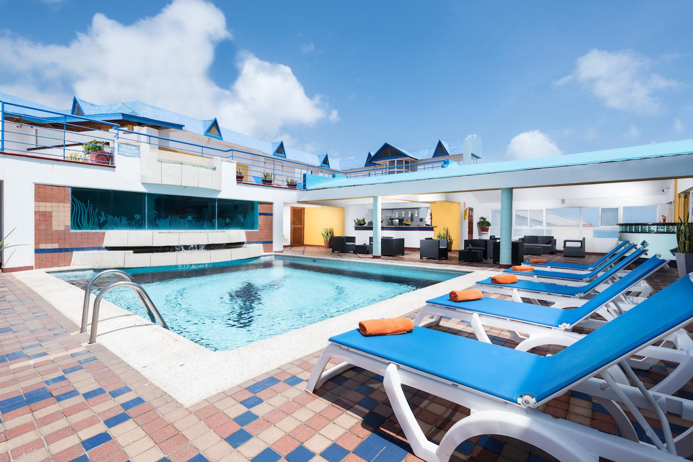 Calypso Beach Hotel ซานอันเดรส ภายนอก รูปภาพ